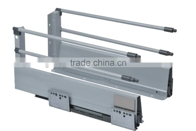 undermount metal drawer box system