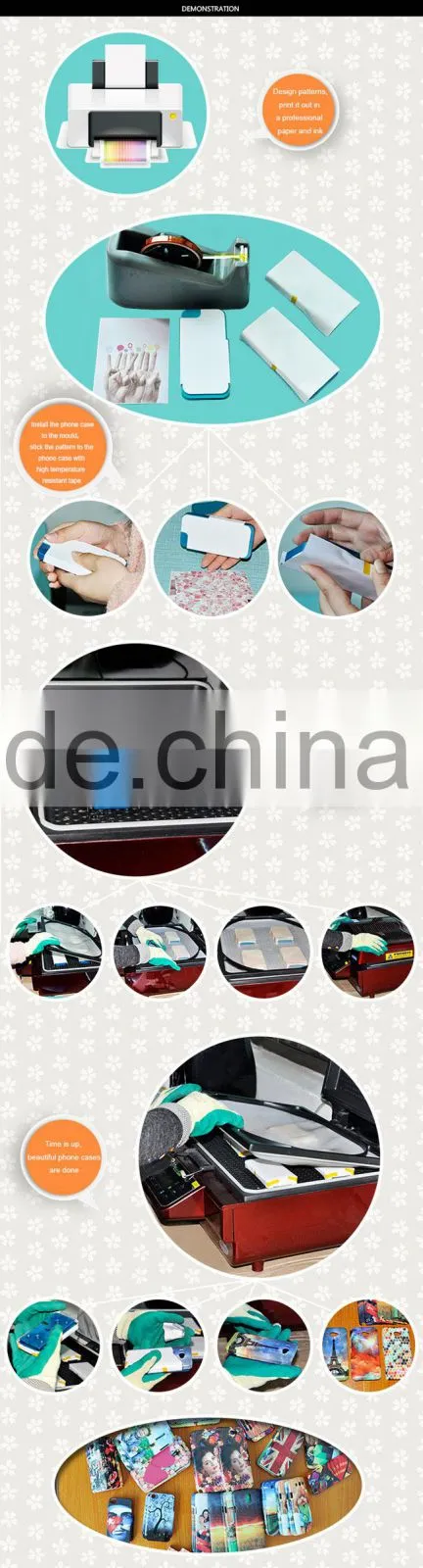 3D Sublimation Mold for IPHONE6 Phone Case Cover Heating Tool, Phone Case mold