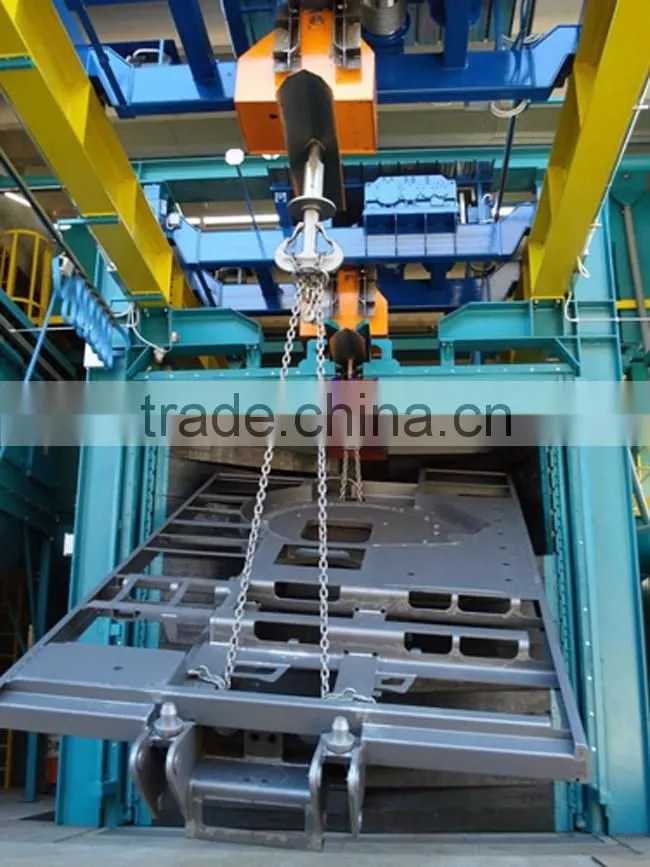 Continuous monorail shot blast machines/shot blasting machine