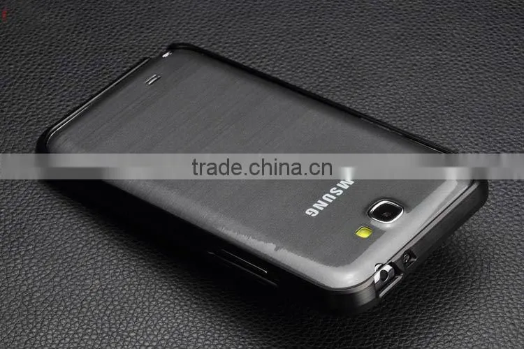 metallic aluminum bumper Case For Samsung galaxy note 2
