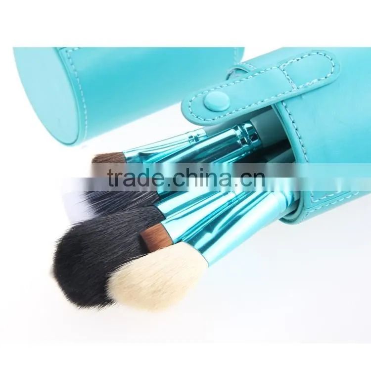 Professional Makeup Brush Set 12 pcs Kit Leather Cup Holder Case kit