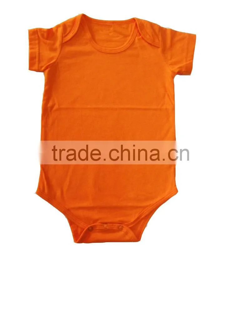 100% Cotton Orange Romper 0-3Months infant clothes