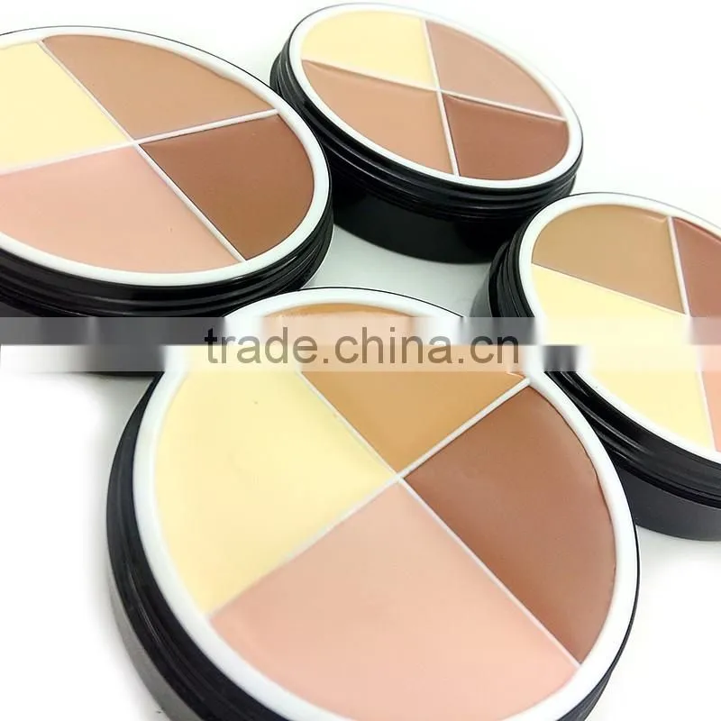 Menow professional foundation cake 4 color concealer waterproof SP25 PA+++