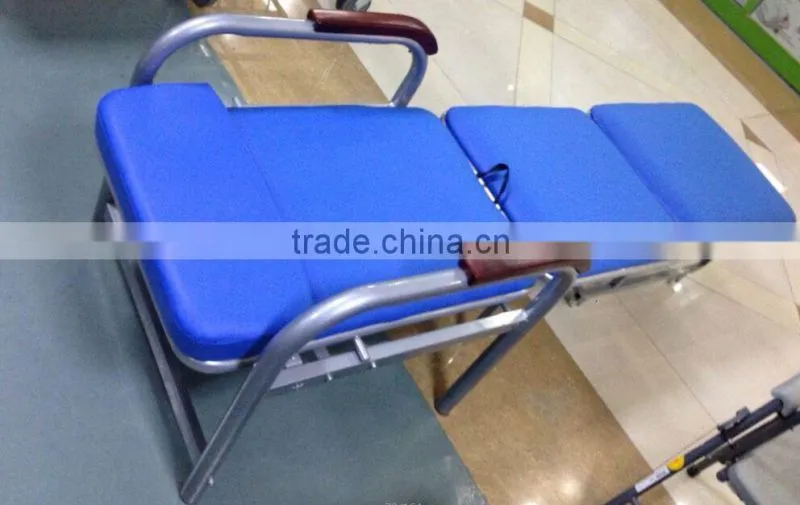 GT-3810 Full quality Hospital accompanying chair with castors and pillow