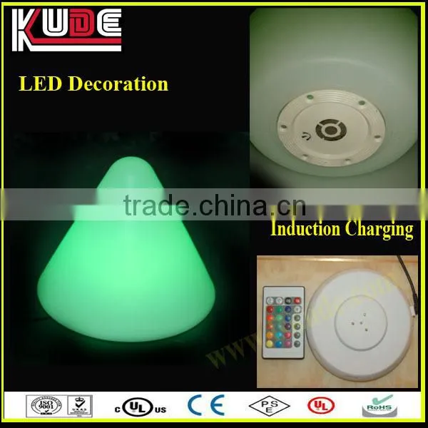 RGB changing remote control led night light lamp