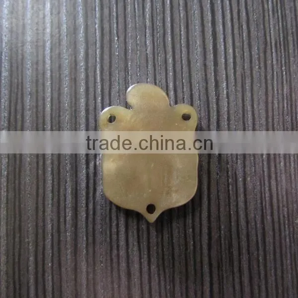 Customized Leave Shape Hot Stamping Resin Label