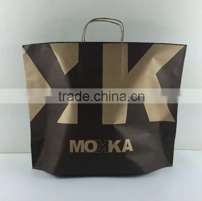 100% recycle twisted handle bag