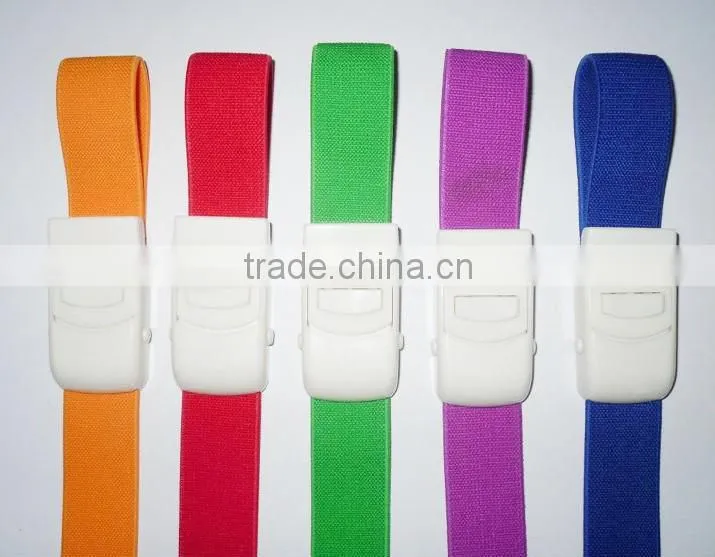 Hospital medical high quality snap tourniquet with a variety of colors
