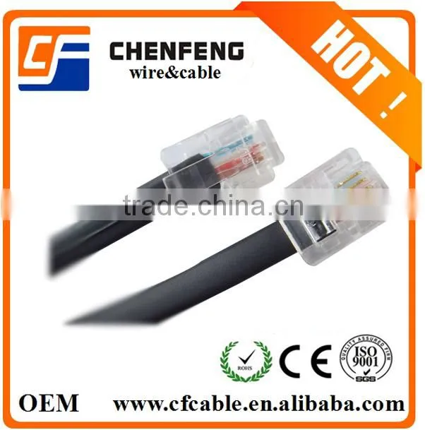 Best price 4 Cores 24AWG cat3 patch cable