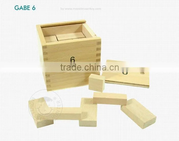 GABE 3 First Block Series, Preschool Educational Frobel Toys