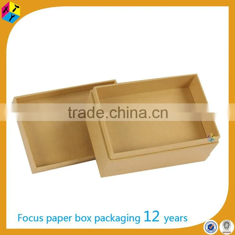 recycled brown kraft paper storage cardboard boxes