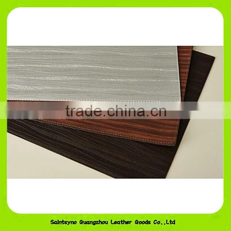 16020 Western Style Waterproof Resistant Top Quality Leather Food Dish/Coffee/Cup Mat Coaster