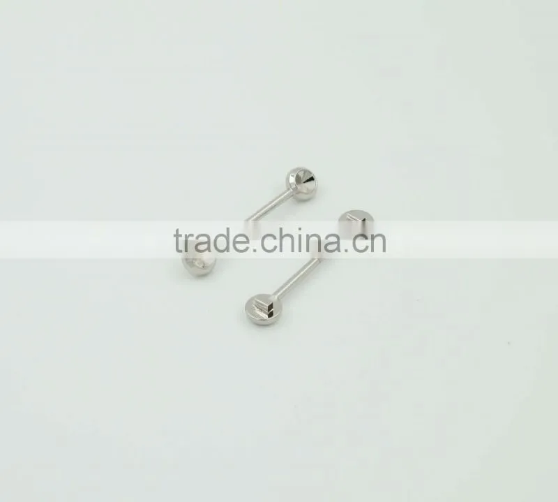Custom Men's Sew-on Collar Lapel Pin Silver Colour Metal Brooches