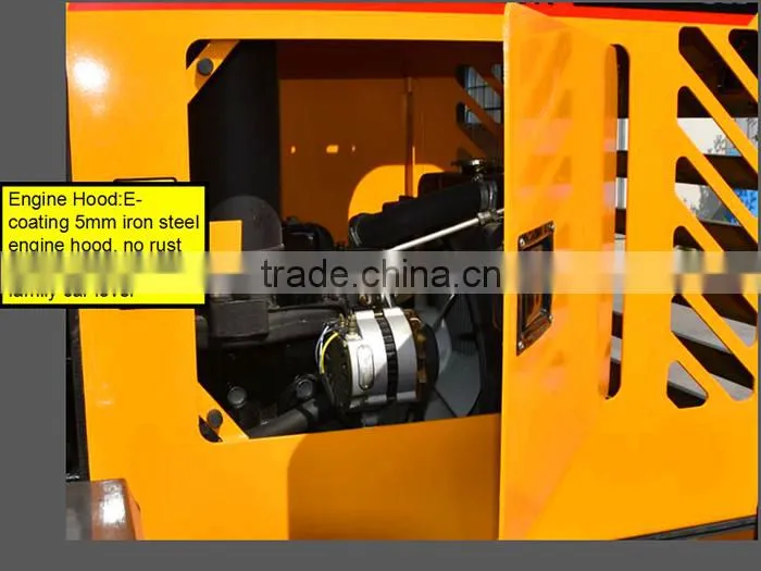 mini hoflader loading machine 1.5 ton small wheel loader for sale