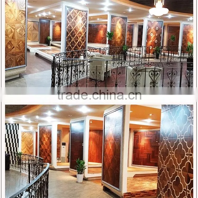 Heat wear solid wood oak flooring Natural environment