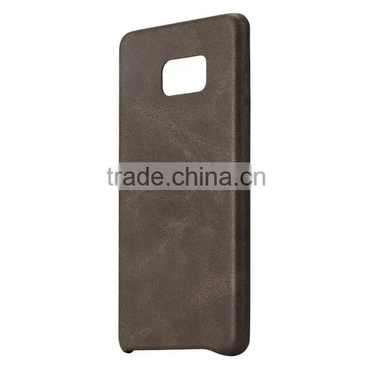 2016 Trending slim full protect leather case for samsung galaxy note 7