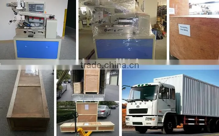 Back sealing Flow chocolate bar packing machine with Stainless steel frame
