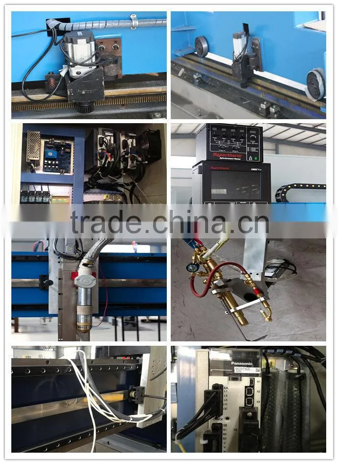 Cnc Control Big Capacity High Precision Plasma Fine Cutting Machine True Hole Tech