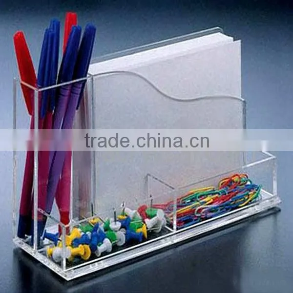 Acrylic sign holder pen holder