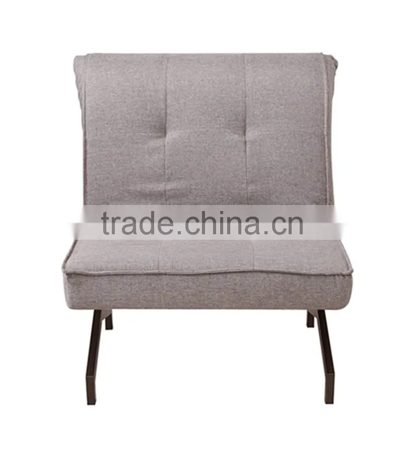 gray fabric cheap functional folding sofa bed folding single bed