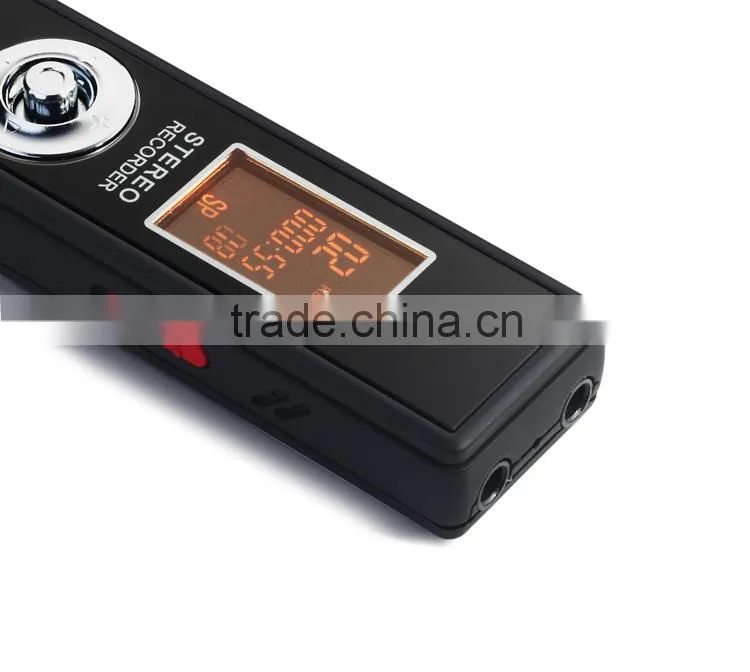 Telephone recording digital voice recorder with external microphone