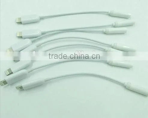 earphone transfer cable for iphone 7 / earphone 3.5mm adapter / earphone transfer cable for iphone 7