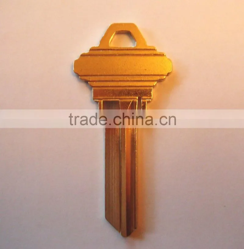 Metal key for car