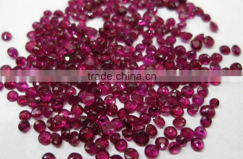 3-3.5mm Natural Loose Burmese Red Ruby Lot Cut fine Color