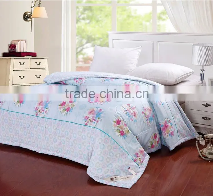 2015 Hot selling vintage indian sari Reversible Printed patchwork quilt Bedding Comforter Set for hotel