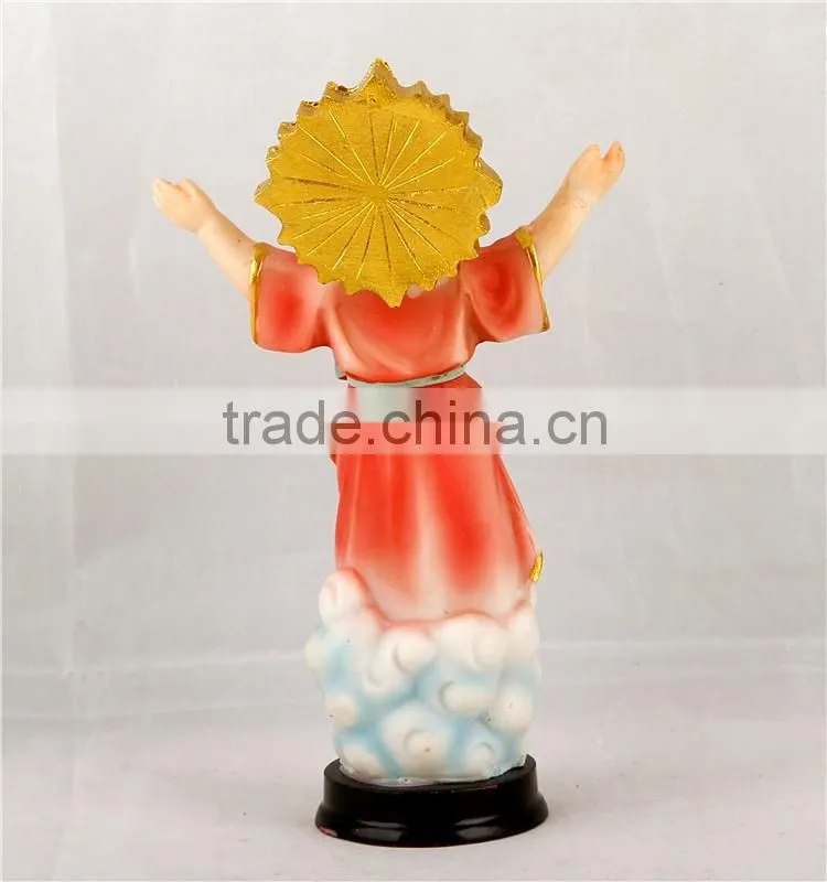 Resin Statue Divine Child Jesus with a Baby Face