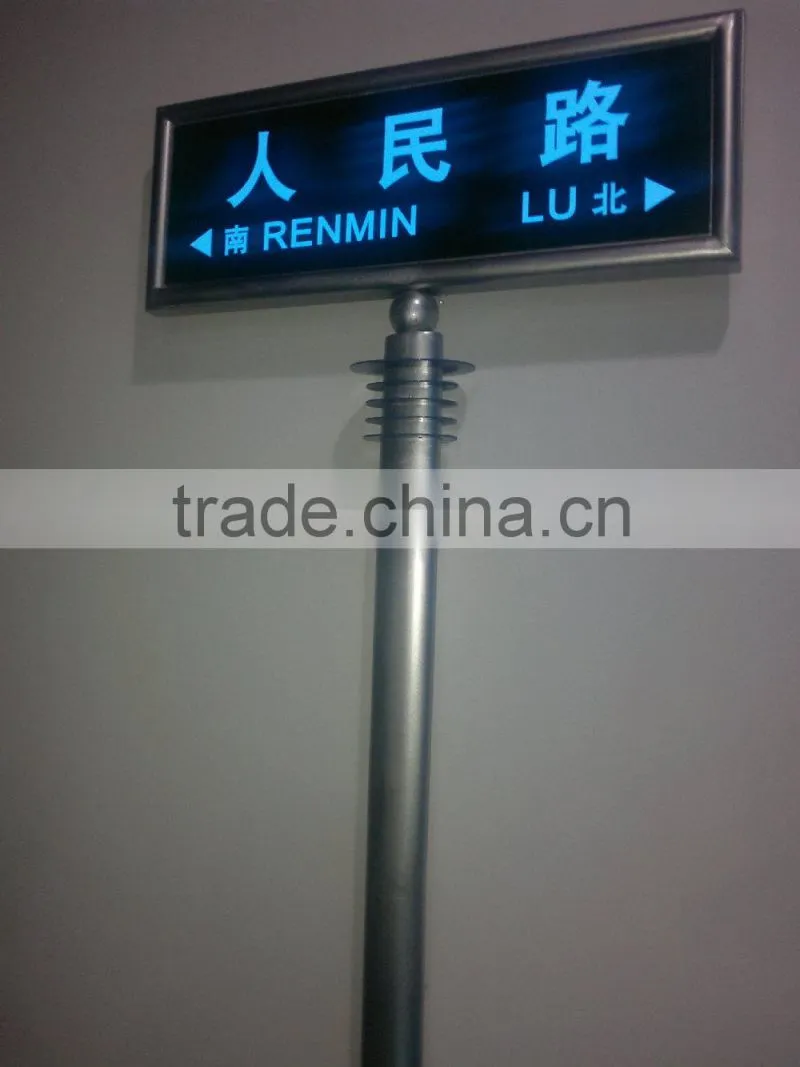 EL panel for road signs with high brightness and long life span