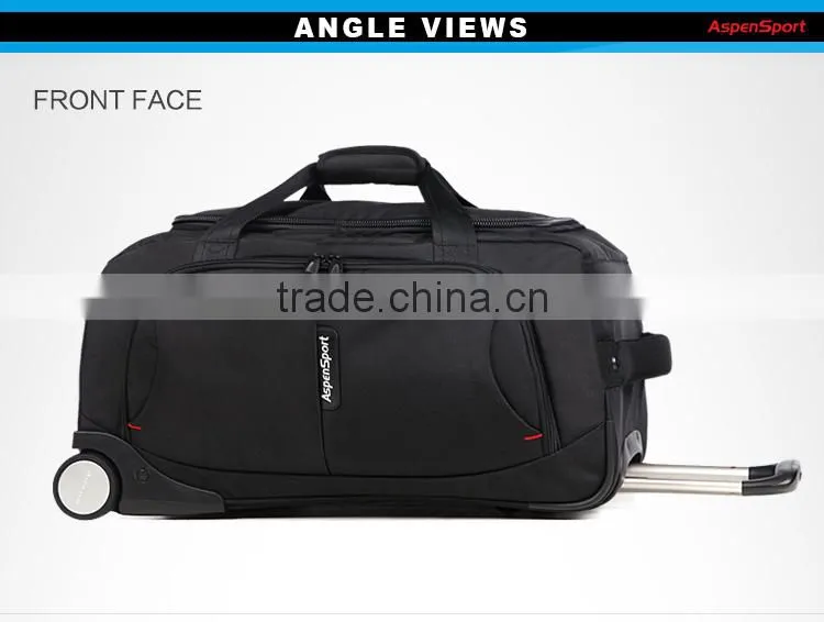 2016 New luggage bag with two wheels trolley travelling bag carry bag
