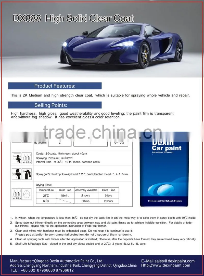 Chinese facory OEM paint