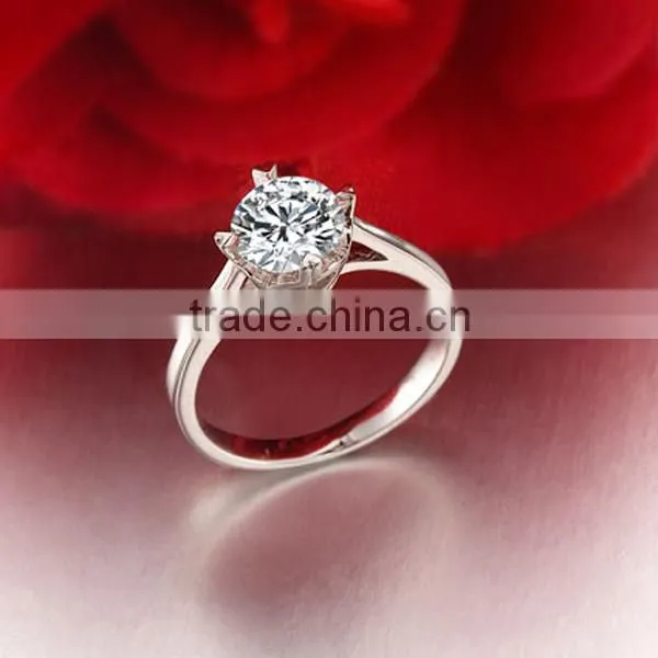 2016 Wholesales Vogue 925 Sterling Silver Four Heart Ring