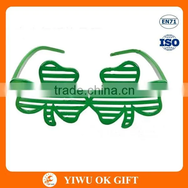High Quality Party Sunglasses St Patrick's Day Shamrock Sunglasses