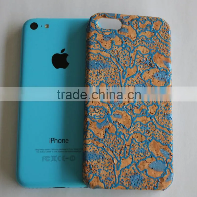 high-end design customized mobile phone cork leather cover case for apple iphone 5s 5 6 cell phone manufacturer