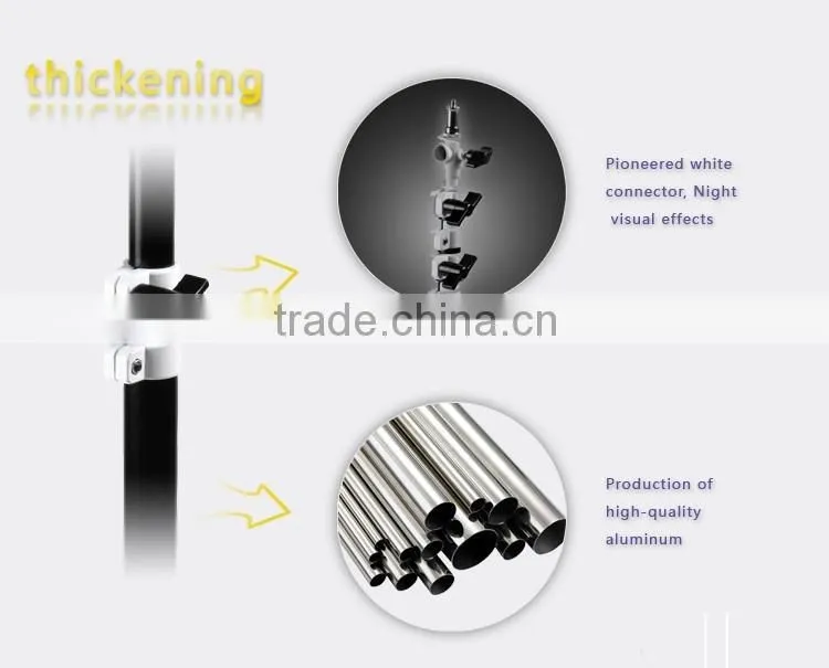 Factory supply multi-function 2.8m flexible air cushion light stand with enlarging diameter