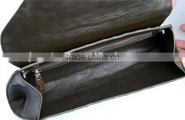 Ladies Party Genuine Leather Clutch Purse Crocodile Skin Handbags chinese clutch bag
