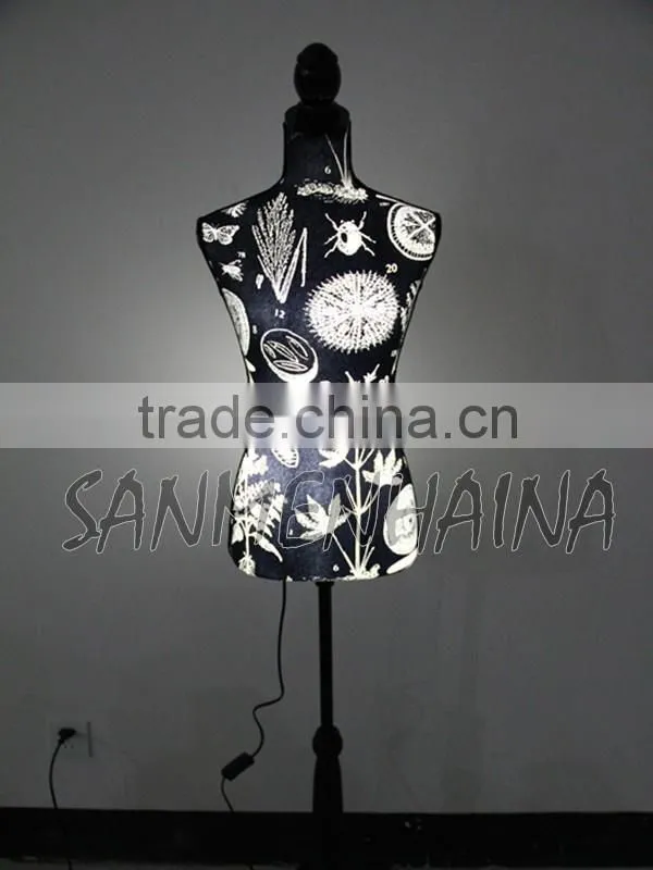 natural scenery printing elastic fabric Female Mannequin