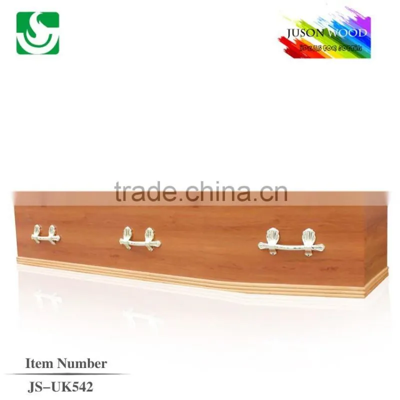 wholesale European wooden craft coffin