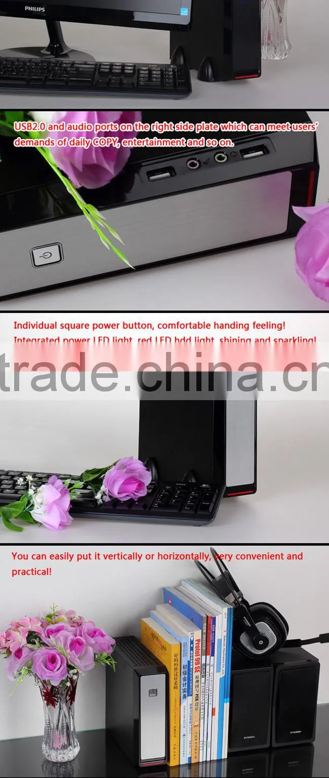 Realan E 3019 Mini ITX Computer Rack case With Power Supply, SECC 0.6mm, 2.5 HDD 3.5 HDD, Wifi COM USB Audio