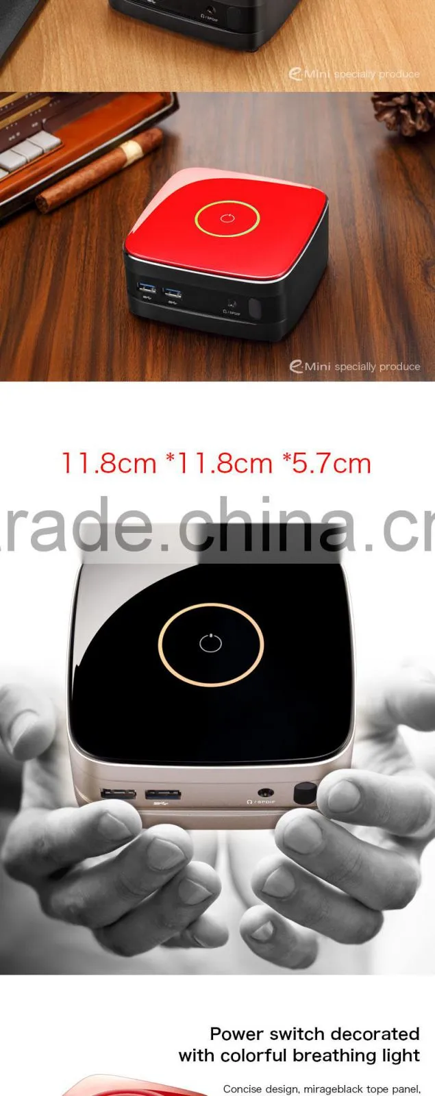 Mini barebone computer Mr. nuc form Guangdong with OEM