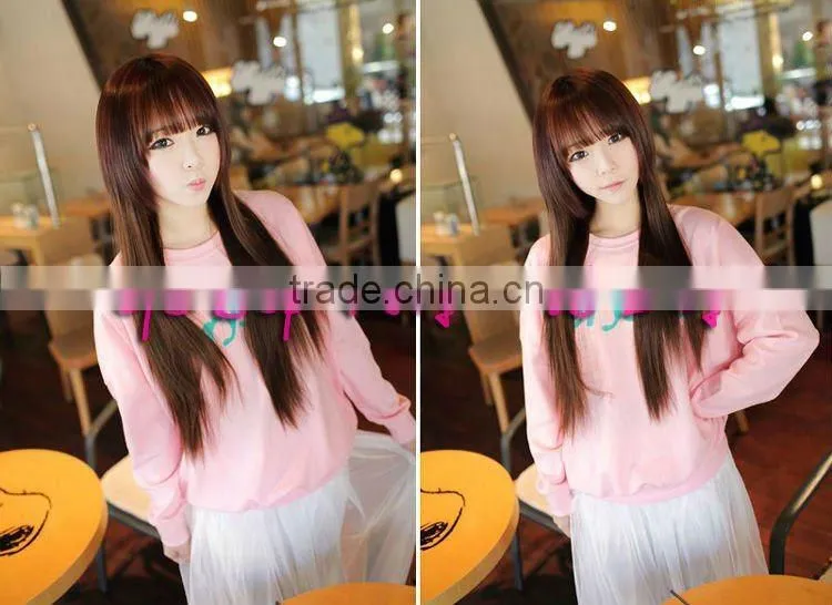 silk straight long hair clip in extension