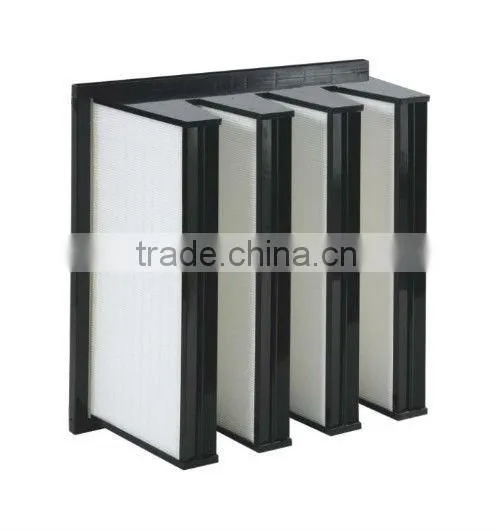 V-shaped Sub-high efficiency combined Hepa Air Filter