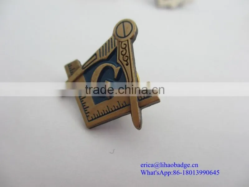 Custom metal Jewelry tags metal lapel pin hang metal tags for scarf