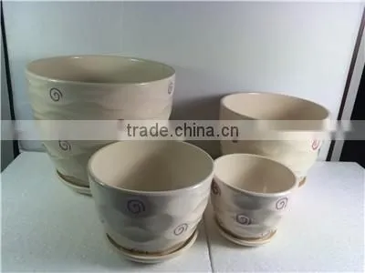 Good quality hot sale cheap ceramic flower pot for garden