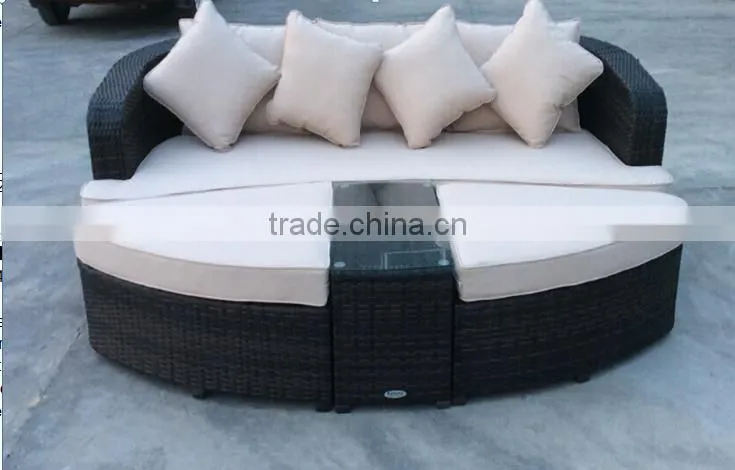 Outdoor Wicker Rattan Sectional Sofa Set