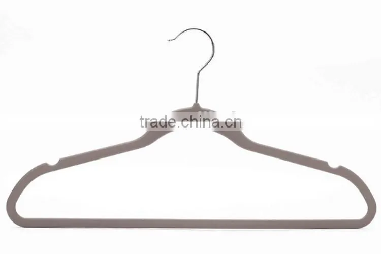 velvet clothes hanger for wholesale