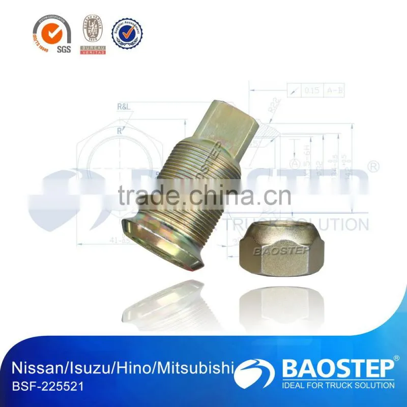 Wheel actros truck parts customized special nuts, hex nut