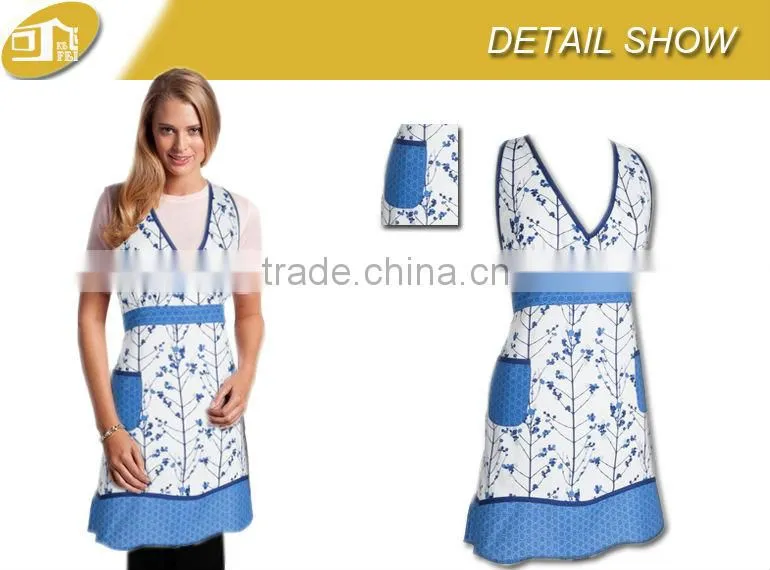Polyester and Cotton Printed Vintage Aprons Wholesale